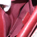 BURBERRY Nova Check Shoulder Bag Canvas Beige Gold Auth nb028-12