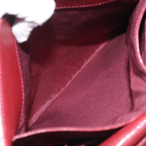 BURBERRY Nova Check Shoulder Bag Canvas Beige Gold Auth nb028