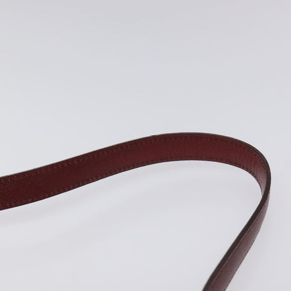 BURBERRY Nova Check Shoulder Bag Canvas Beige Gold Auth nb028