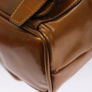 GUCCI Bamboo Backpack Patent leather Bronze Gold 003 1705 0030 Auth nb030-20