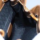 GUCCI Bamboo Backpack Patent leather Bronze Gold 003 1705 0030 Auth nb030-28