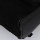 GUCCI Bamboo Backpack Suede Leather Black Gold 003 1705 0030 Auth nb031-17