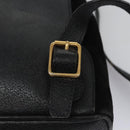 GUCCI Bamboo Backpack Suede Leather Black Gold 003 1705 0030 Auth nb031-21