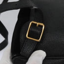 GUCCI Bamboo Backpack Suede Leather Black Gold 003 1705 0030 Auth nb031-22