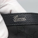 GUCCI GG Canvas Tote Bag Nylon Outlet Black Silver 268639 Auth nb032-17