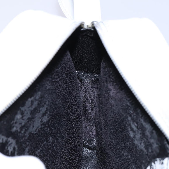 GUCCI Shoulder Bag Patent leather White Auth nb038