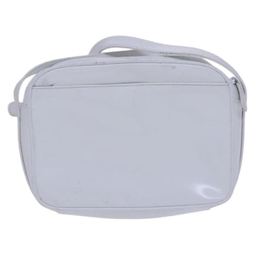 GUCCI Shoulder Bag Patent leather White Auth nb038 - 0