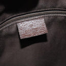 GUCCI GG Canvas Shoulder Bag Beige Silver 121023 Auth nb042-17