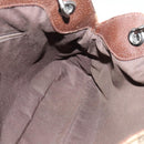 GUCCI GG Canvas Shoulder Bag Beige Silver 121023 Auth nb042-18