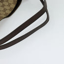 GUCCI GG Canvas Shoulder Bag Beige Silver 121023 Auth nb042-7