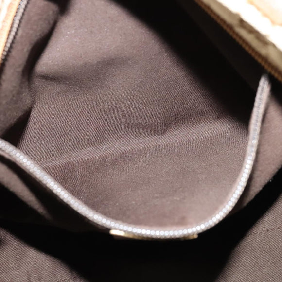 GUCCI GG Canvas Sherry Line Tote Bag Beige Pink gold 131230 Auth nb048