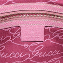 GUCCI GG Canvas Tote Bag Beige Pink Auth nb054-17