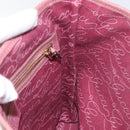 GUCCI GG Canvas Tote Bag Beige Pink Auth nb054-18
