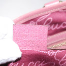 GUCCI GG Canvas Tote Bag Beige Pink Auth nb054-12