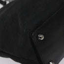 GUCCI GG Canvas Tote Bag Black Silver 120840 Auth nb060-14