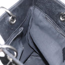 GUCCI GG Canvas Tote Bag Black Silver 120840 Auth nb060-19