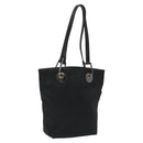 GUCCI GG Canvas Tote Bag Black Silver 120840 Auth nb060-1