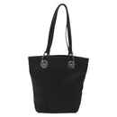 GUCCI GG Canvas Tote Bag Black Silver 120840 Auth nb060-13