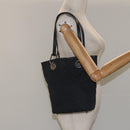 GUCCI GG Canvas Tote Bag Black Silver 120840 Auth nb060-21