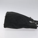 GUCCI GG Canvas Tote Bag Black Silver 120840 Auth nb060-3