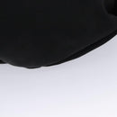 GUCCI Web Sherry Line Shoulder Bag Nylon Silver Black Red 246409 Auth nb073-17