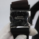 GUCCI Web Sherry Line Shoulder Bag Nylon Silver Black Red 246409 Auth nb073-10