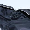 GUCCI Web Sherry Line Shoulder Bag Nylon Silver Black Red 246409 Auth nb073-21