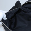 GUCCI Web Sherry Line Shoulder Bag Nylon Silver Black Red 246409 Auth nb073-22