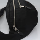 GUCCI Web Sherry Line Shoulder Bag Nylon Silver Black Red 246409 Auth nb073-4