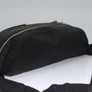 GUCCI Web Sherry Line Shoulder Bag Nylon Silver Black Red 246409 Auth nb073-6