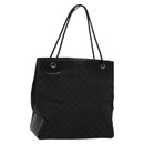 GUCCI GG Canvas Tote Bag Black 109141 Auth nb078-1