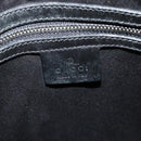 GUCCI GG Canvas Tote Bag Black 109141 Auth nb078-21