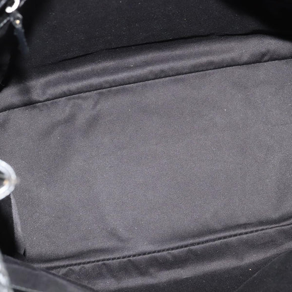 GUCCI GG Canvas Tote Bag Black 109141 Auth nb078