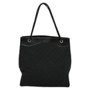 GUCCI GG Canvas Tote Bag Black 109141 Auth nb078-14