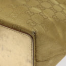 GUCCI GG Canvas Tote Bag Gold 002 1099 Auth nb079-10