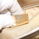 GUCCI GG Canvas Tote Bag Gold 002 1099 Auth nb079-12