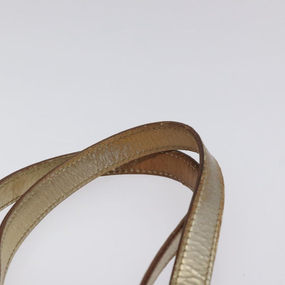 GUCCI GG Canvas Tote Bag Gold 002 1099 Auth nb079