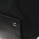 GUCCI GG Canvas Tote Bag Black Silver 120836 Auth nb105-9