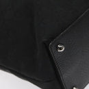 GUCCI GG Canvas Tote Bag Black Silver 120836 Auth nb105-14
