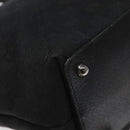 GUCCI GG Canvas Tote Bag Black Silver 120836 Auth nb105-16