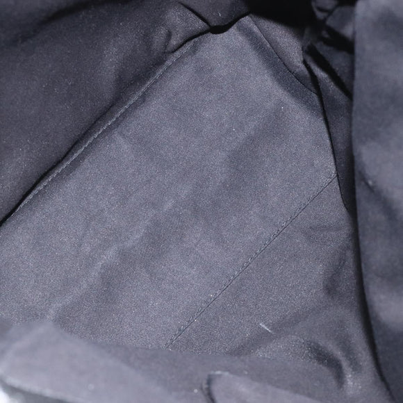 GUCCI GG Canvas Tote Bag Black Silver 120836 Auth nb105