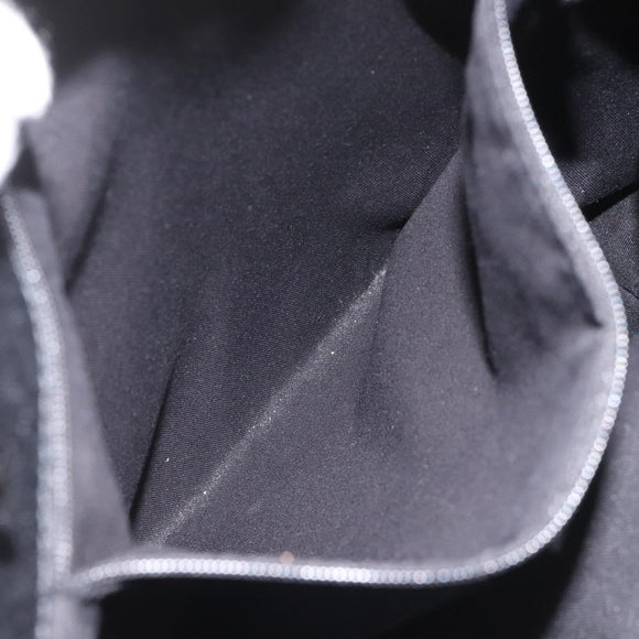 GUCCI GG Canvas Tote Bag Black Silver 120836 Auth nb105