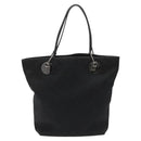 GUCCI GG Canvas Tote Bag Black Silver 120836 Auth nb105-13
