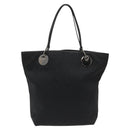 GUCCI GG Canvas Tote Bag Black Silver 120836 Auth nb105-2