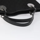 GUCCI GG Canvas Tote Bag Black Silver 120836 Auth nb105-7