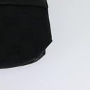 GUCCI GG Canvas Waist bag Black Silver 131236 Auth nb108-17