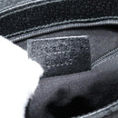 GUCCI GG Canvas Waist bag Black Silver 131236 Auth nb108-12