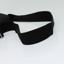 GUCCI GG Canvas Waist bag Black Silver 131236 Auth nb108-7