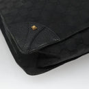 GUCCI GG Canvas Tote Bag Black 120898 Auth nb109-14