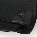 GUCCI GG Canvas Tote Bag Black 120898 Auth nb109-15